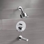Remer TSF53 Chrome Shower Faucet Set with Multi Function Shower Head